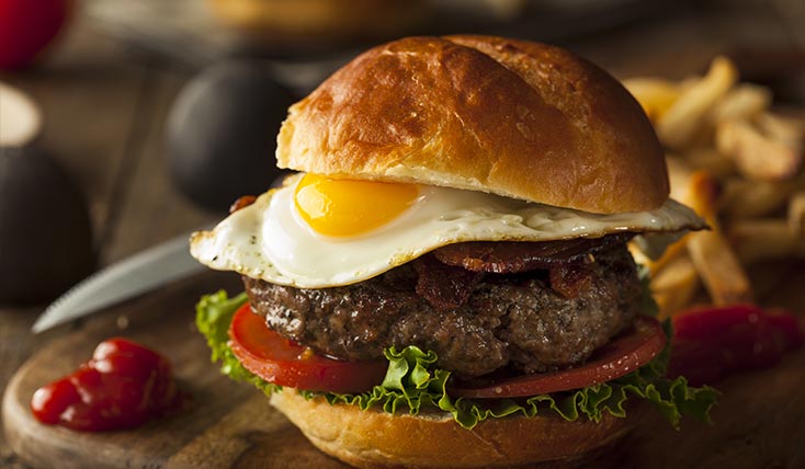 b brazilian burger with egg - لمنز 27 غذاهای جدید اضافه شده به منو