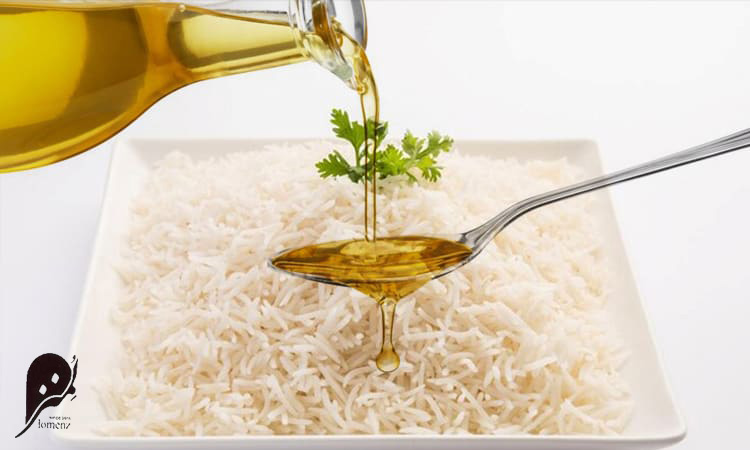آموزش خوش عطر کردن برنج با استفاده از روغن زیتون