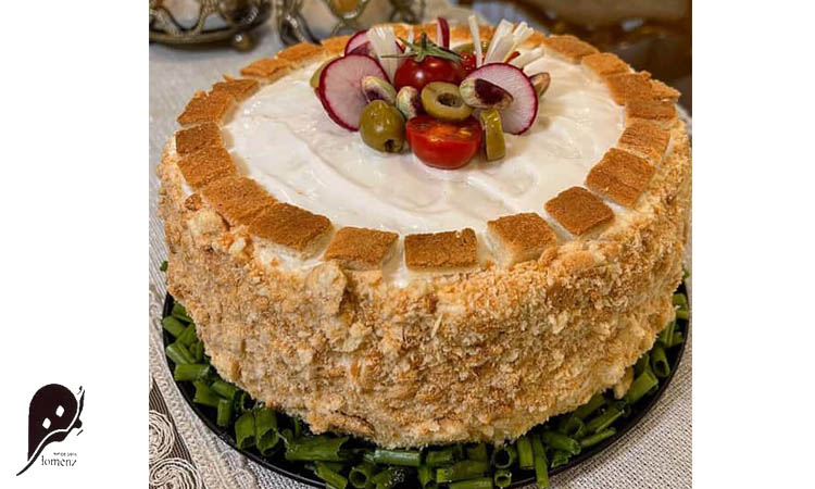 طرز تهیه کیک گوشت مجلسی و خوشمزه 3 روشهای تزیین کیک گوشت مجلسی