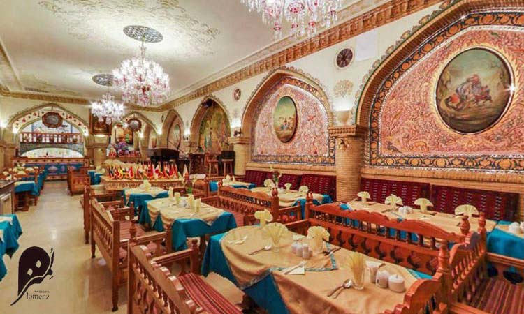 لیست بهترین سفره خانه های تهران 2 سفره خانه عالی قاپو