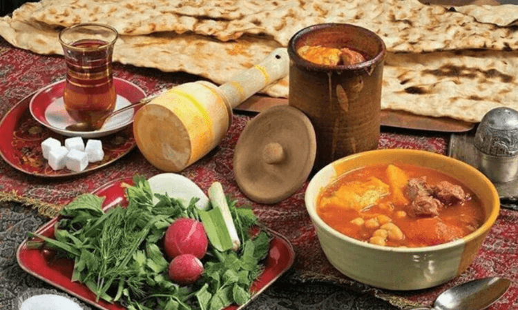 طرز تهیه آبگوشت رستورانی (دیزی سنگی) 4 نکات نهایی برای سرو آبگوشت رستورانی دیزی سنگی