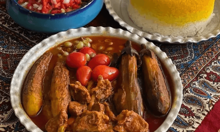 طرز تهیه چلو خورشت غوره بادمجان 2 ارزش غذایی و فواید غوره بادمجان